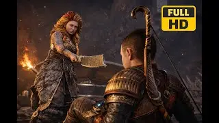 Thrud Confronts Atreus During Ragnar&ouml;k &ndash; God of War Ragnar&ouml;k