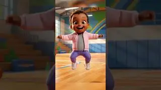 Jump Jump Dance Song 🐸💃 | Fun Kids Movement Song | Jump, Run, Move Song #Shorts