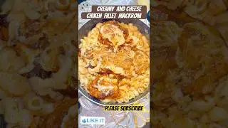 Creamy Cheese Chicken Fillet Macaroni 😋 | Quick & Cheesy Pasta #shortsviral