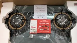 Bếp ga &acirc;m RINNAI RVB-212BG(CW) l Rinnai Gas Stove Cooker Review & Test