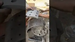 How to fix Truck brake leather #truck #leather #brake #skills ￼