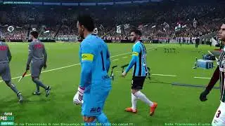 🟡FLUMINENSE x GR&Ecirc;MIO AO VIVO PES 2021 GAMEPLAY 