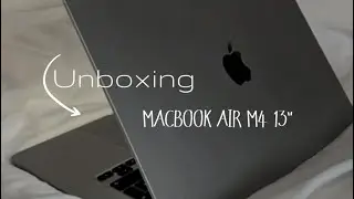 Unboxing the MACBOOK AIR M4 13 inch 🤍