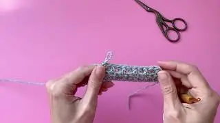 How to make back post double crochet stitches - bpdc (UK Raised treble crochet Front - RtrF)