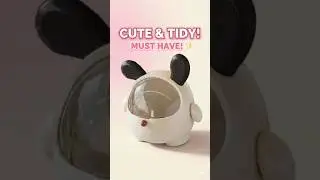 Cute Mini Dustbin for Desk! 🗑️✨ | Aesthetic Amazon Finds #Shorts