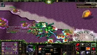 Warcraft 3 | Custom Hero Line War | First time | Win