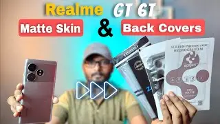 Realme GT 6 / GT 6t Unique Covers and Membrane / Protective Film