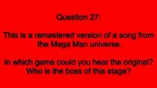 Mega Man Music Trivia ~ Xtreme Questions
