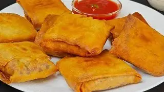Cheese Chicken Pocket | Ramzan Special Recipe Tandoori Chicken Box | Chicken Pocket Samosa Recipe 