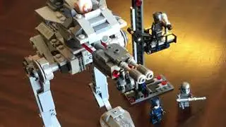 Star Wars Lego (75201) First Order AT-ST Time Lapse & Review