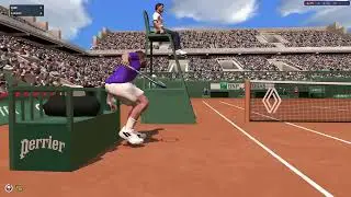 Djokovic vs Paire | Full Ace Tennis Career Mode | Roland Garros R64 Paris (Full Match)