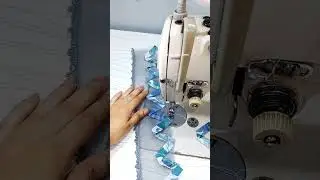 Daman Design with lace and Organza#lacesewing #damandesignwithlace #damandesignwithjointlace