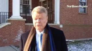 Attorney Hugh Keefe speaks of the outcome of the case against Timothy D. Granata, of Orange, who kil