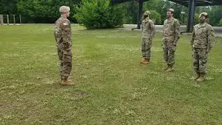 Conduct Squad Drill FBGA NCOA BLC Class 006-21