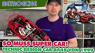 This is how a supercar is done: Retro LEGO&reg; TECHNIC Set 8448 (Design Car) reviewed!