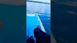 #beach #pedalpower #travel Facing my fears with a pedal boat at the Ocean #pedalpower