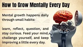 How to Grow Mentally Every Day | Train Your English Brain | Improve Your English | Graded reader