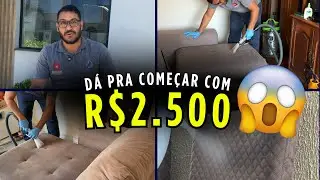 Como Começar na Higienização com Apenas R$2.500 (Guia Completo!)
