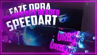 FAZE ORBA 3D FORTNITE HEADER SPEEDART + FREE TEMPLATE