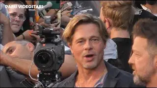 Brad PITT with fans @ Paris 18 july 2022 French Premiere of 
