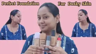 Finding Your Perfect Foundation Match for Dusky Skin|Shade Match+Demo+Tips! @duskythepoo #foundation