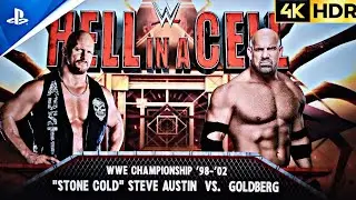 WWE 2K23 (PS5)- WWE Championship Match ' Stone Cold Vs Goldberg [ 4K HDR 60FPS ]