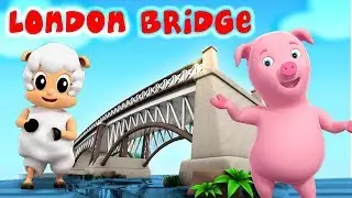 a Ponte de Londres está caindo | rimas de berçário | London Bridge | Farmees Português