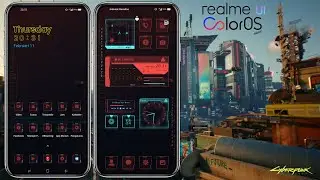 Cyber Punk 2021 Theme - Tema Realme UI - Tema Oppo ColorOS 7, 6, & 5