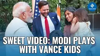 PM Modi Hosts JD Vance and Family in Delhi, Plays with Kids | Modi Vance Meet