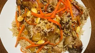 KABULI PULAO RECIPE | AFGHAN NATIONAL DISH | AFGHANI PULAO | AUTHENTIC KABULI CHICKEN PULAO RECIPE