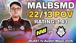 MALBSMD 22/13 POV vs Natus Vincere (Anubis) | BLAST.tv Austin Major 2025