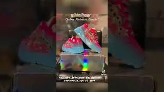 How to Airbrush custom Sneakers!