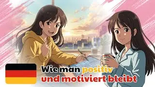 Wie man positiv und motiviert bleibt | Langsame Deutsch Konversation | Enjoy German Practice