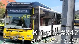 Kinetic #842 | 2015 MAN 18.290 | Gemilang/Kiwi Bus Builders | Route 18 to Karori
