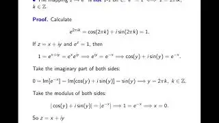 AN3NA (F20) Video 10.4.2: properties of the complex exponential, continued (Section 3.2.1)