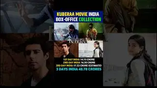Kuberaa box office collection, Dhanush, Nagaarjun, #kuberaa #boxofficecollection