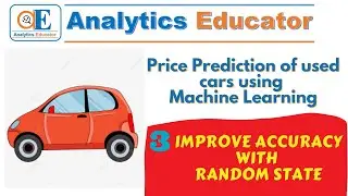 Price Prediction using Scikit learn linear regression improve accuracy using random state