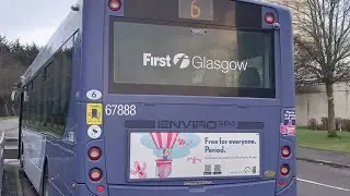 TRIP REPORT | Clarkston to EK | First Glasgow Enviro300 SN13 EDV (67828)
