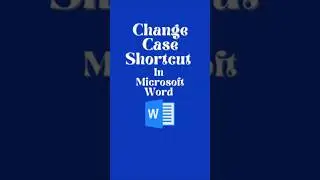 Word Shortcut: Change Text Case Quickly ✨