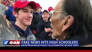 Fake news hits high schoolers, MSM pushes false narrative on viral video