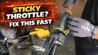 Fix Sticky Throttle Issues On a KX450F (Cable and Grip Replacement)