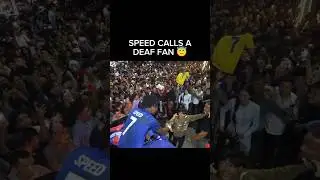 Speed meets a deaf fan 😇 #ishowspeed #emotional #love #speed