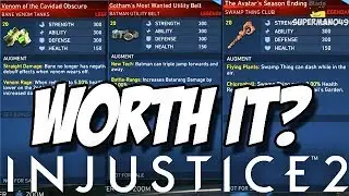 Injustice 2: Is Legendary Gear Worth It? Swamp Thing, Bane & Batman Legendary Gear Review