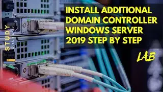 Install additional domain controller Windows Server 2019  Step by Step | #studywithpeter