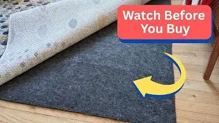 BAGAIL Felt and Natural Rubber Backing Rug Pads Review - Watch Before You Buy!