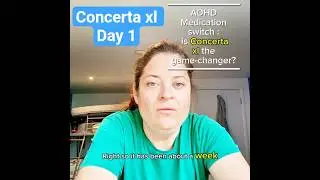 ADHD medication 💊 titration. Concerta xl. Day 1. #adhd #adhdmedication #adhdtreatment #adhdmoms