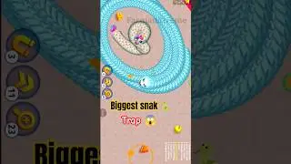 🐍🔥 WORMSZONE.IO 002 BIGGEST SLITHER WORM 🐍 TOP 01 | PRO GAMEPLAY #shorts