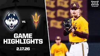 UConn vs. Arizona State Highlights (2.17.26) | 2026 Big 12 Baseball