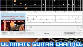 [Guitar Solo Tab] From Russia With Love - James Bond (Matt Monro)