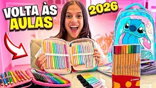 Organizando meu estojo 2026 matéria escolar*volta as aulas(Jessica Sousa 